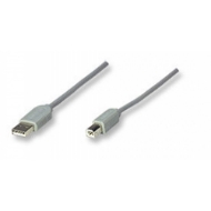 Imagen de Cable USB V2 A-Micro B, Blister Textil 1.0M Naranja/Azul