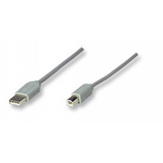 Imagen de Cable USB V2 A-Micro B, Blister Textil 1.0M Naranja/Azul
