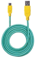 Imagen de Cable USB V2 A-Micro B, Bolsa PVC 0.5M Negro
