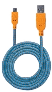 Imagen de Cable USB V2 A-Micro B, Bolsa PVC 0.5M Negro