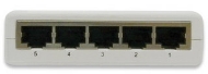 Imagen de Cople CAT 5e Modular FTP Plata